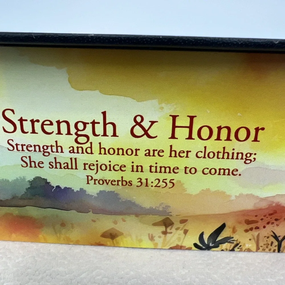 NIB Deluxe Scripture Pen with 2 ink refills Strength‎ & Honor Proverbs 31:255